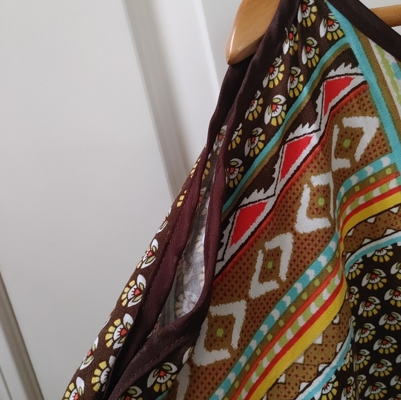 Papaya Boho Flowy Top ~ Size S - Picture 7 of 9